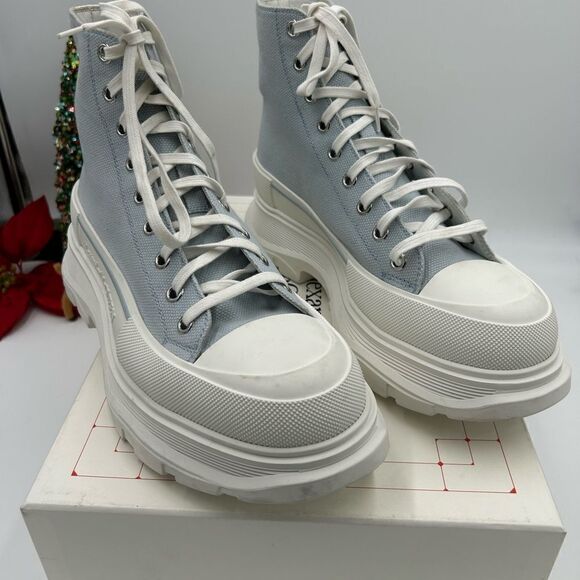 Men’s Alexander McQueen tred slick boots size 45 made in Italy main image 5